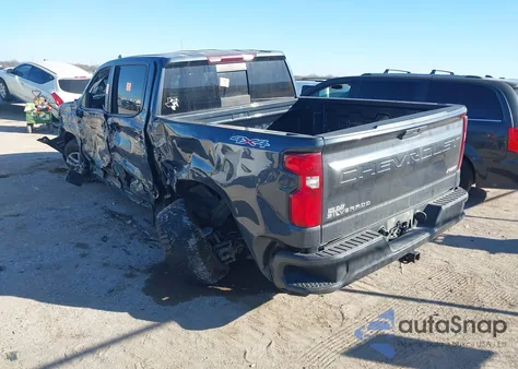 2021 Chevrolet Silverado 1500 4Wd Short Bed Rst из США, поврежденный, VIN 1GCUYEET2MZ374007